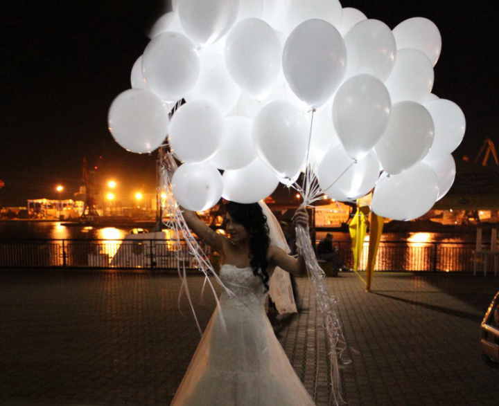 Воздушные шары Deco Bubbles со светодиодной нитью – светящиеся LED шары своими руками