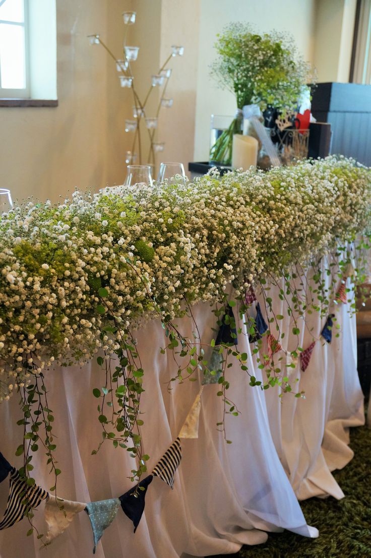 флористическое оформление  свадебного зала