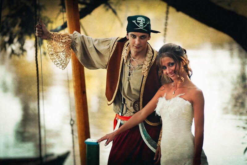 свадьба в пиратском стиле
