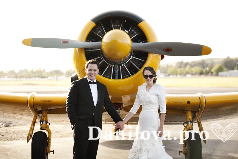 оформление свадьбы в авиационном стиле